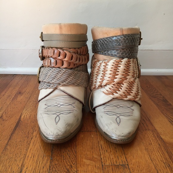 ONE OF A KIND Up cycled Vintage Boots! - Picture 2 of 7